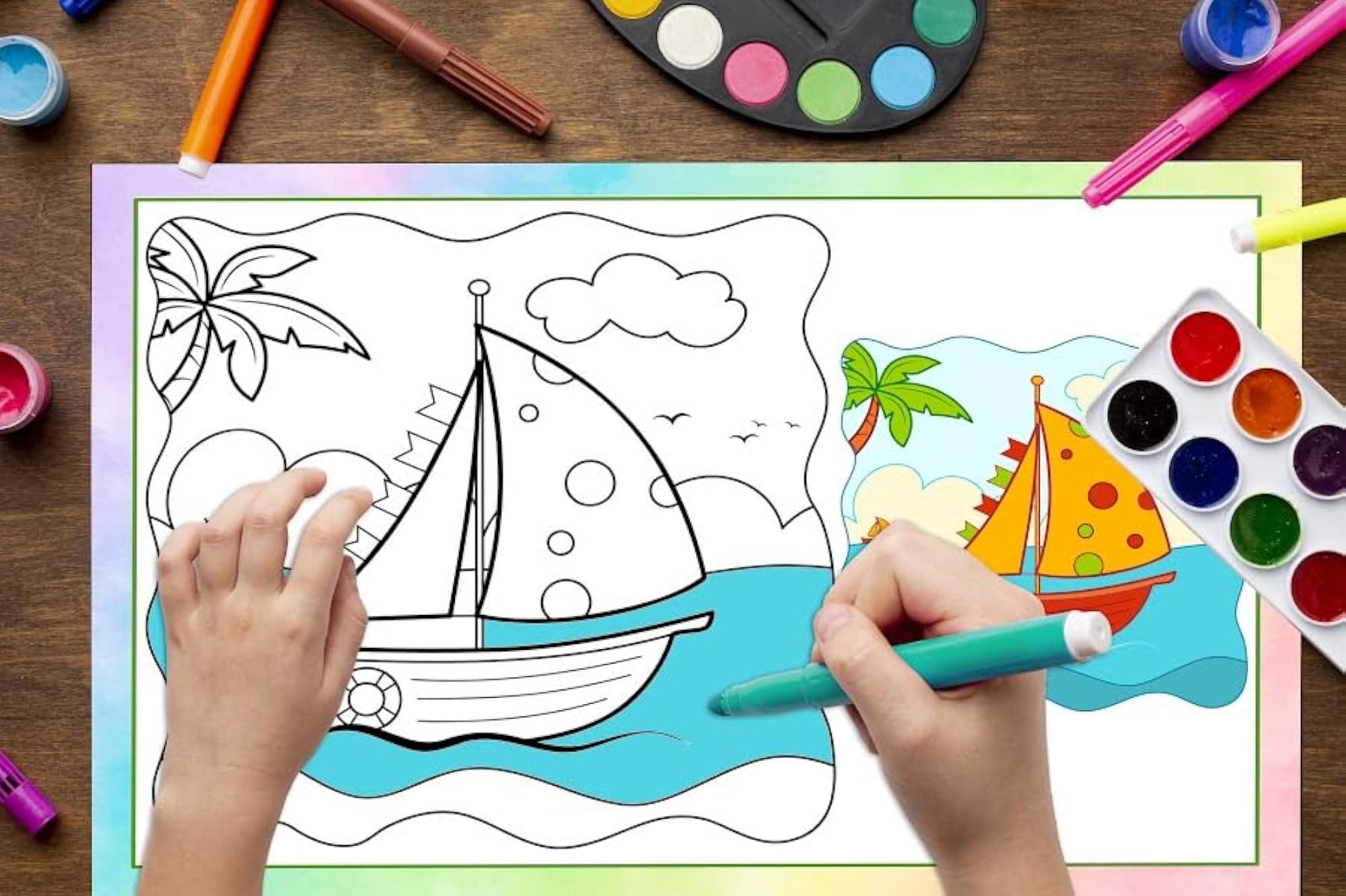 Dot to Dot Activity Coloring Book for Kids, Ages 3-5