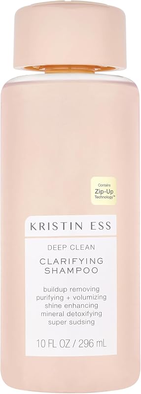 Champú aclarador de limpieza profunda para cabello graso y acumulación | Tratamiento Detox Purificante + Limpiador para Cabello Graso - Sin Sulfatos + Vegano - Producto para Cabello Grueso, Rizado + Tratado con Color