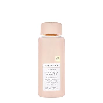 Kristin Ess Deep Clean Clarifying Shampoo for Oily Hair & Build Up | Detox Purifying + Cleansing Oily Hair Treatment - Sulfate Free + Vegan - Product for Thick, Curly + Color Treated Hair