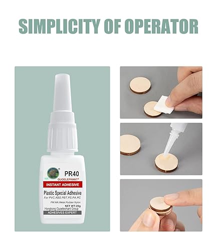 Miniatura 6 de Pegamento de plástico de 0.71oz, adhesivo de plástico, para unir entre plástico y plástico, plástico y otros materiales. Superpegamento instantáneo