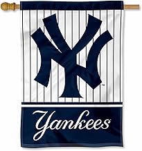 NY Yankees Two Sided House Flag