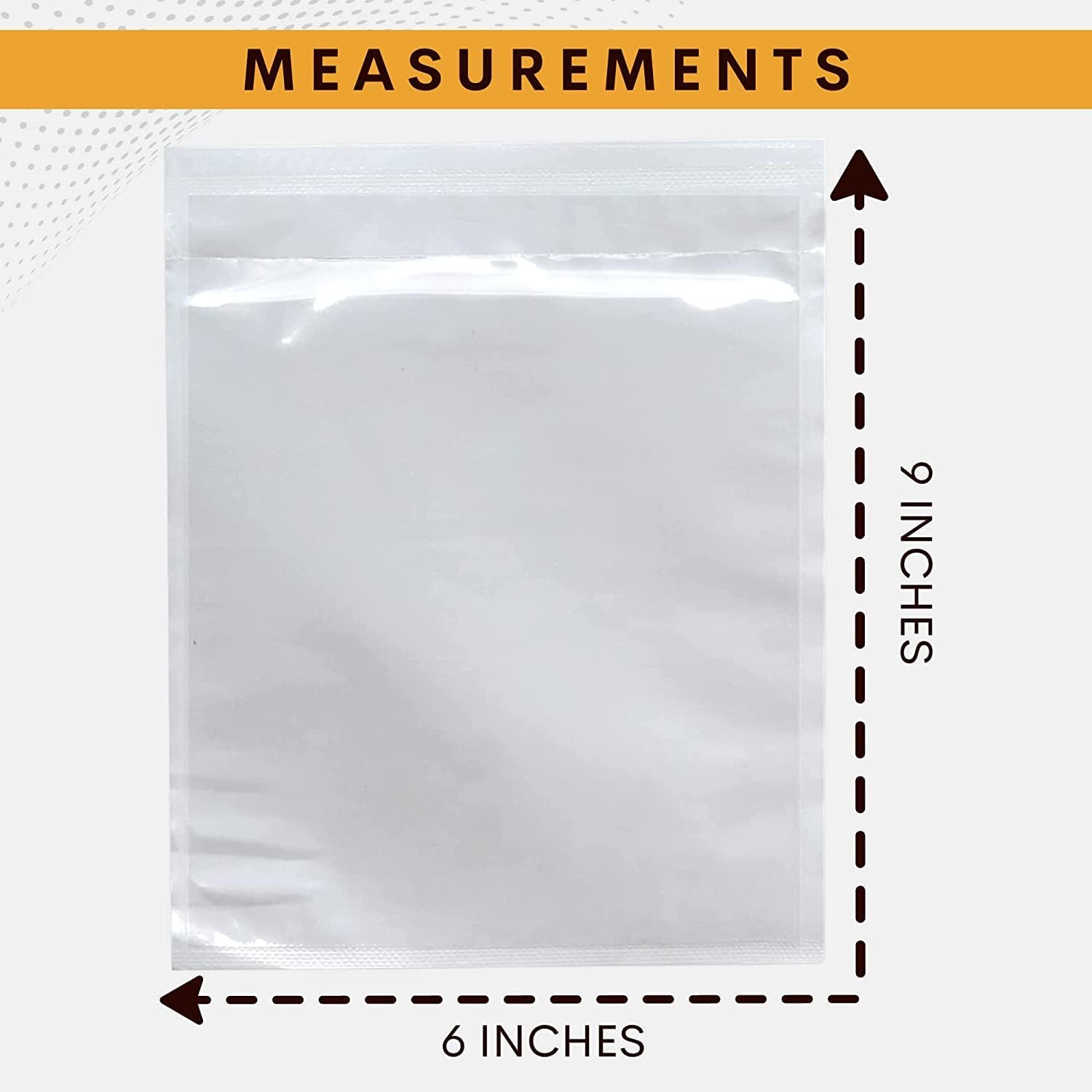 2000 Pack 6"x9" Shipping Label Sleeves – Clear Self-Adhesive Packing Slip Pouches, Waterproof Packing List Envelopes – Ideal for Shipping Documents, Mailing Labels, Invoices & Packing Slips