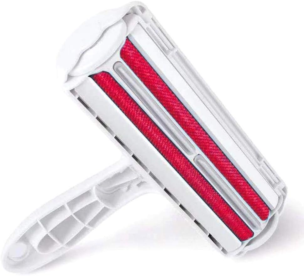Pet Hair Remover Brushes New Pet Hair Removal Comb Sofa Sticky Hair Brush Cat Dog Sticky Hair Brush Hair Clothes Hair Removal Device 2Pcs Red