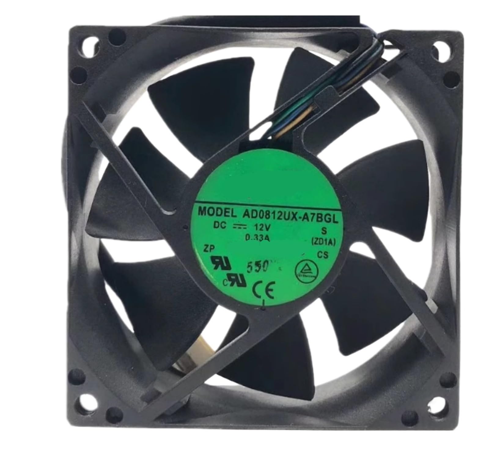 UWUKCJOKQ AD0812UX-A7BGL 8025 12V 0.33A 4-Wire Fan