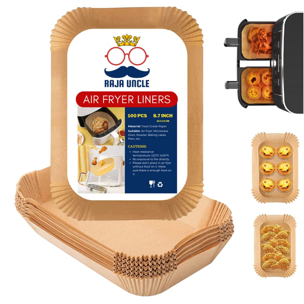 RAJA UNCLE Air Fryer Liners, Parchment Paper Liners Disposable