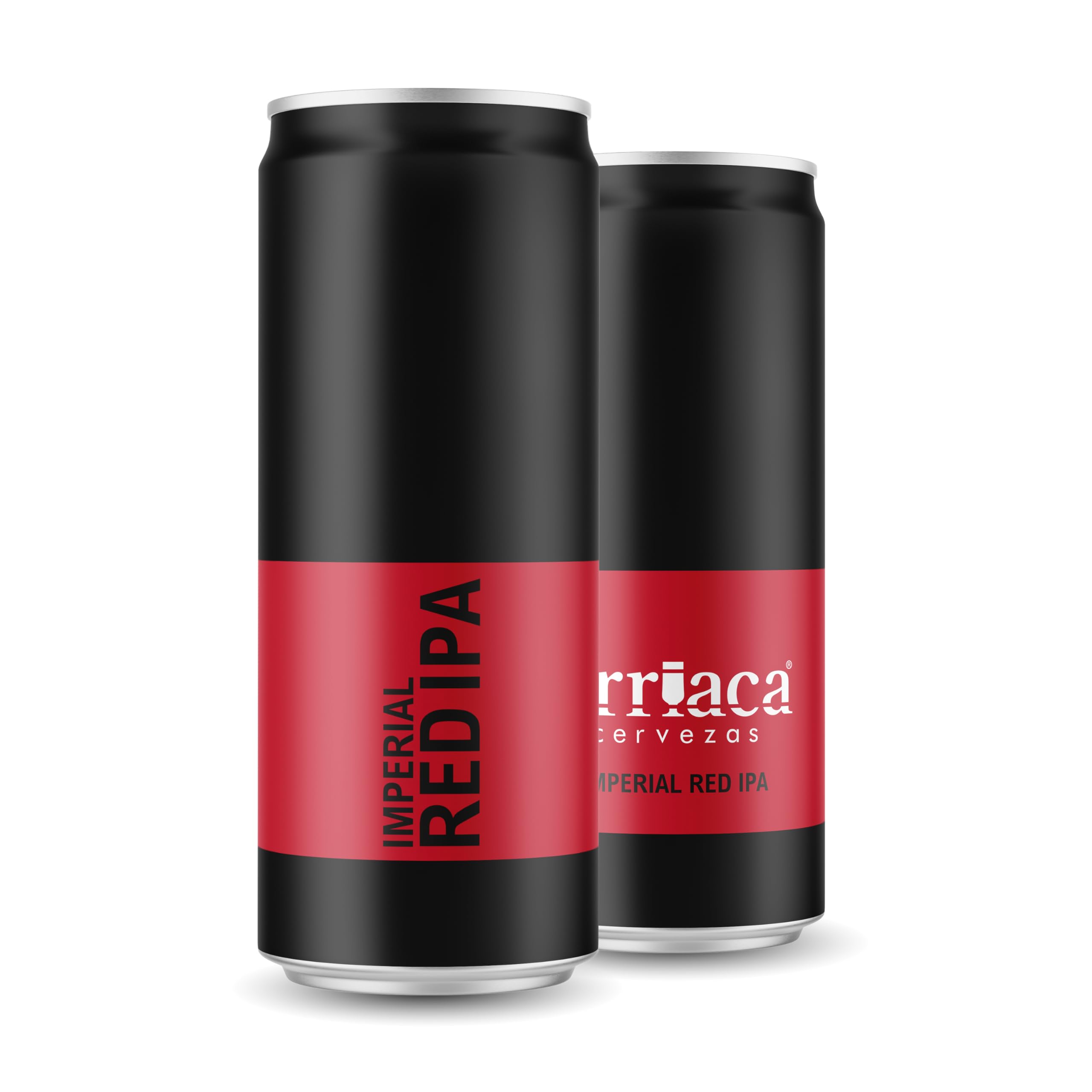 Cerveza Premium Arriaca IMPERIAL RED IPA en Pack Fabricación Artesanal. Premios internacionales a la Mejor Cerveza IPA Artesana (24 latas 33cl)