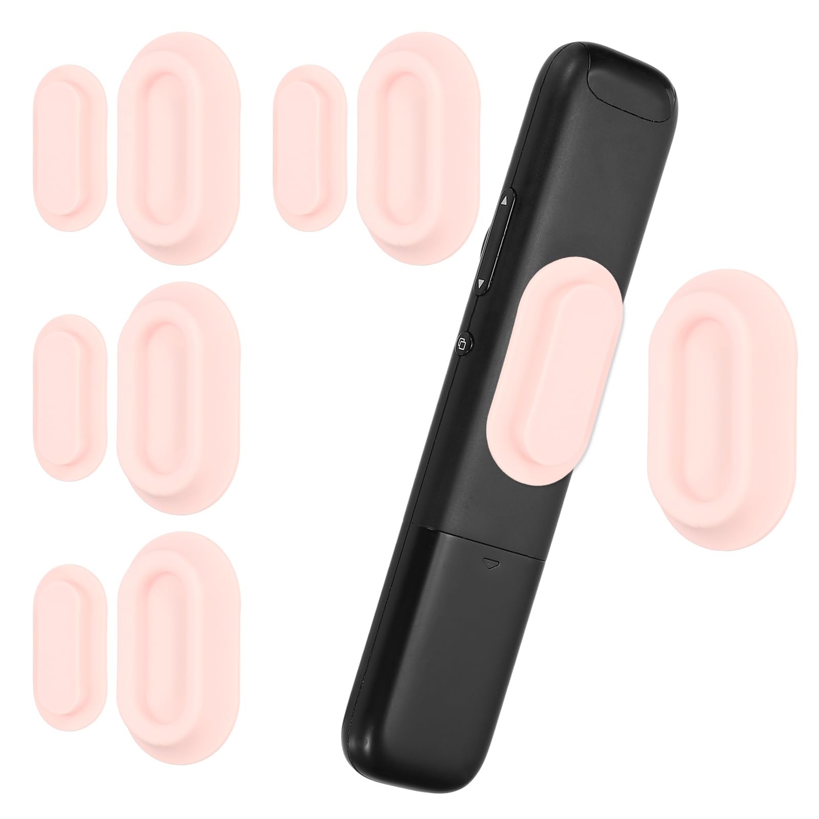 Support mural pour télécommande magnétique silicone rose, organiseur adhésif PATIKIL