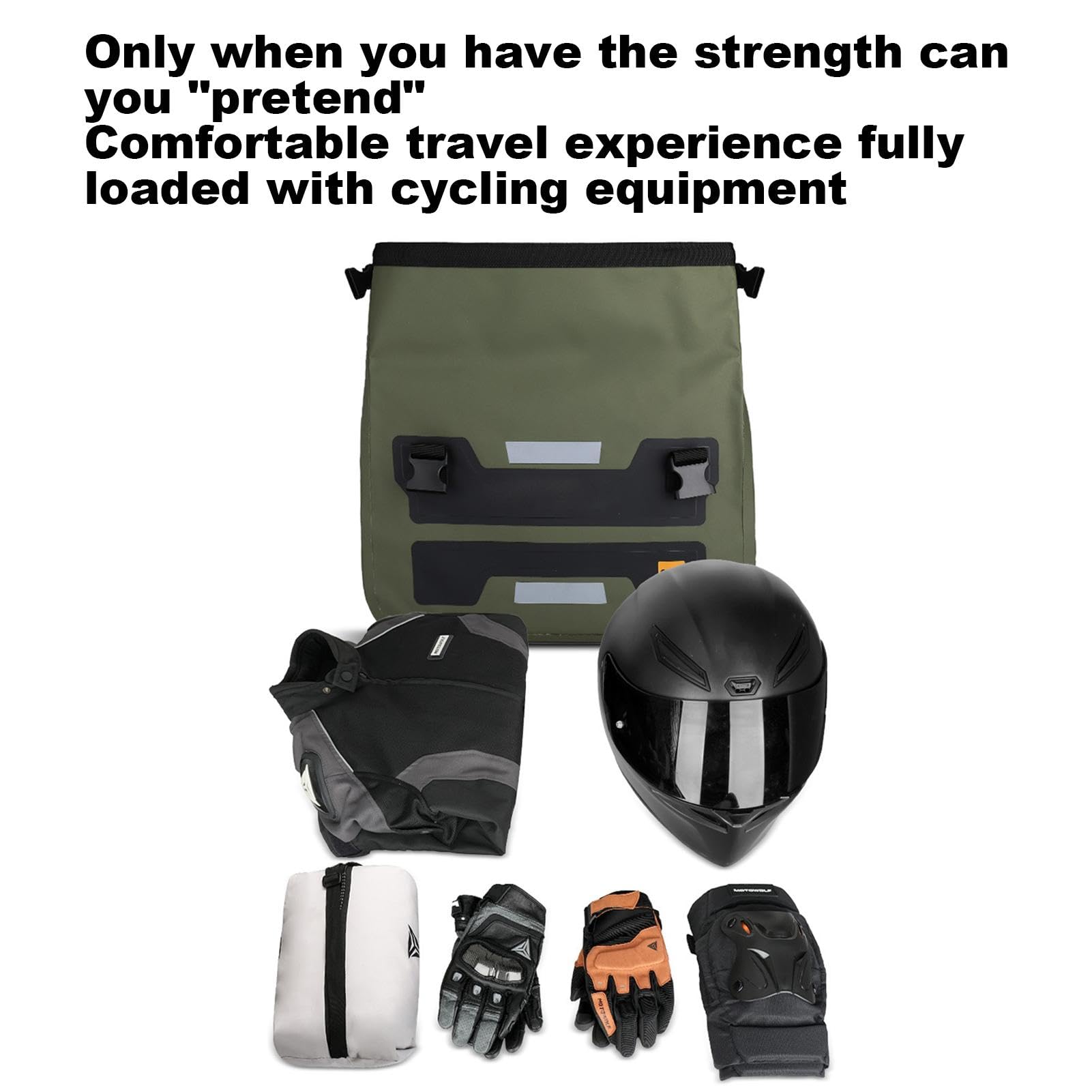 Borse da sella per moto impermeabili tasche laterali per borse da