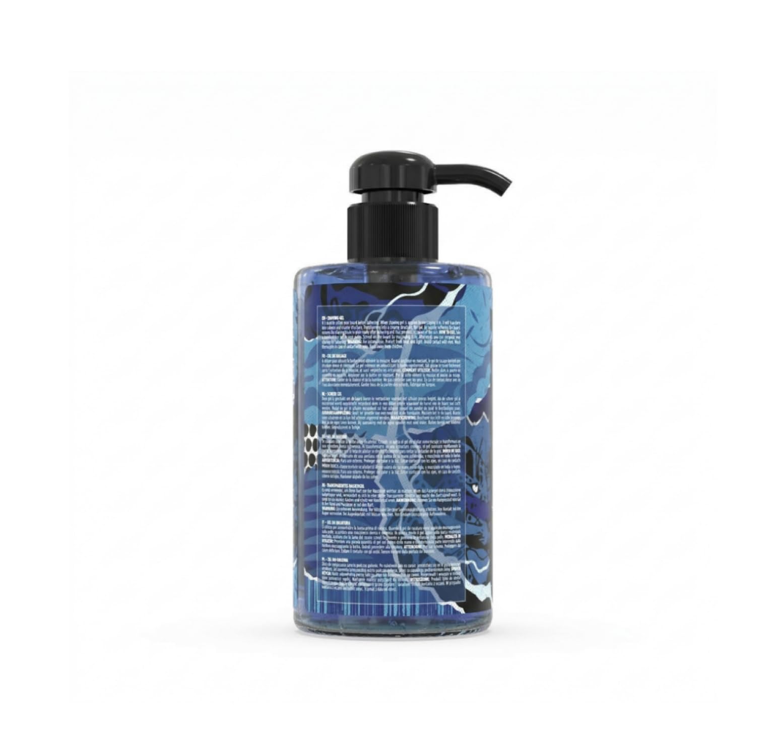 Barber Marmara Gel da Barba No. 76 per Uomini Trasparente Senza Schiuma con Pompa Qualità Professionale Turca per Contorni Barba, Linea del Collo & Rasatura 500ml