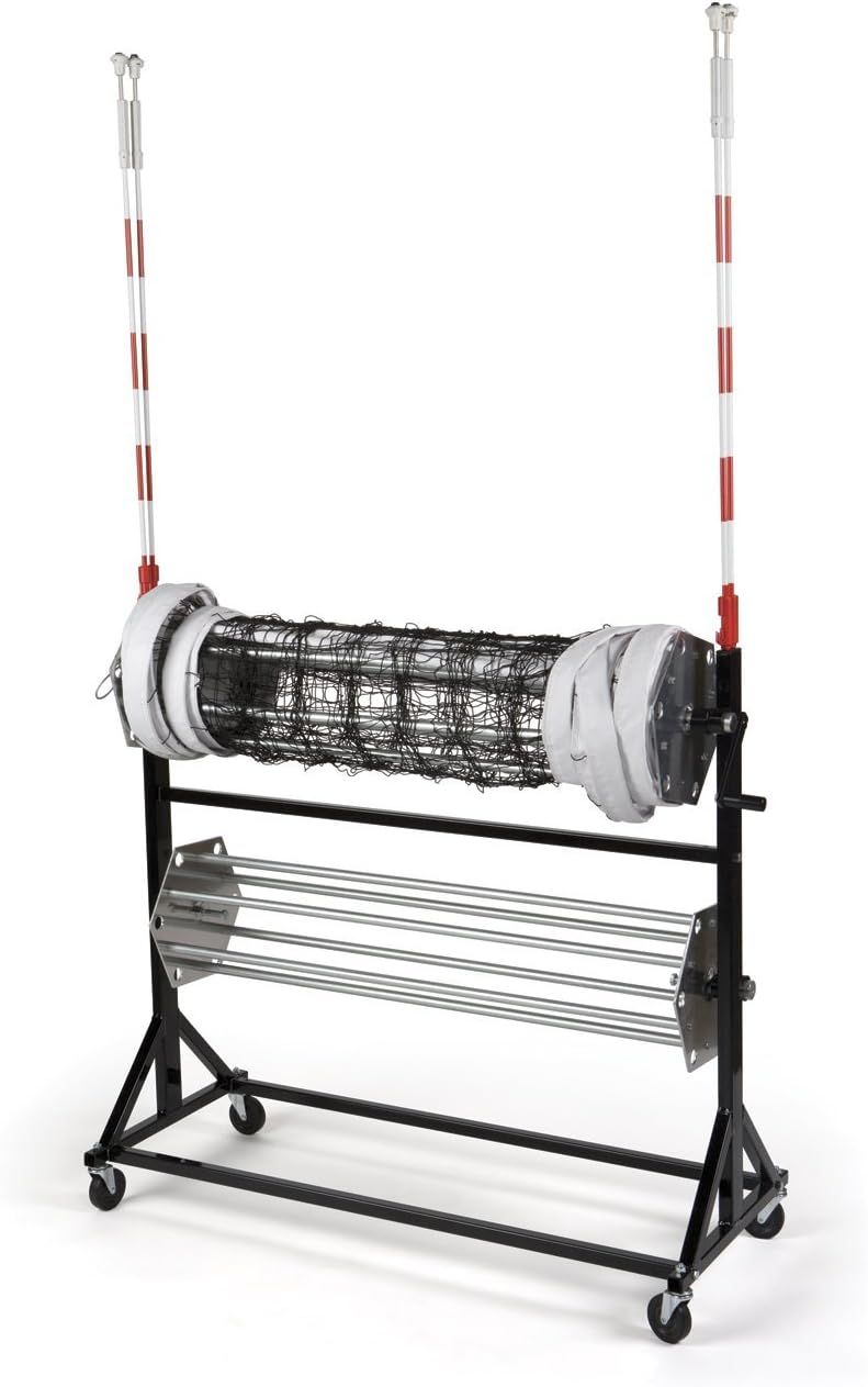 Volleyball Net and Antenna Cart Sports & Outdoors