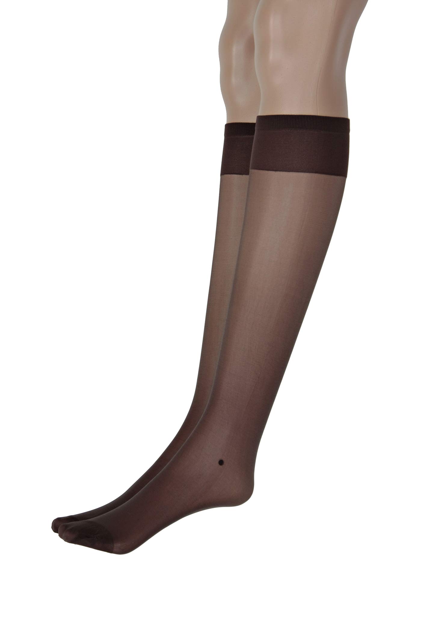 Marie France Ladies - Stocking - GAMBA 15 (CACAO MI-BAS TAILLE UNIQUE)