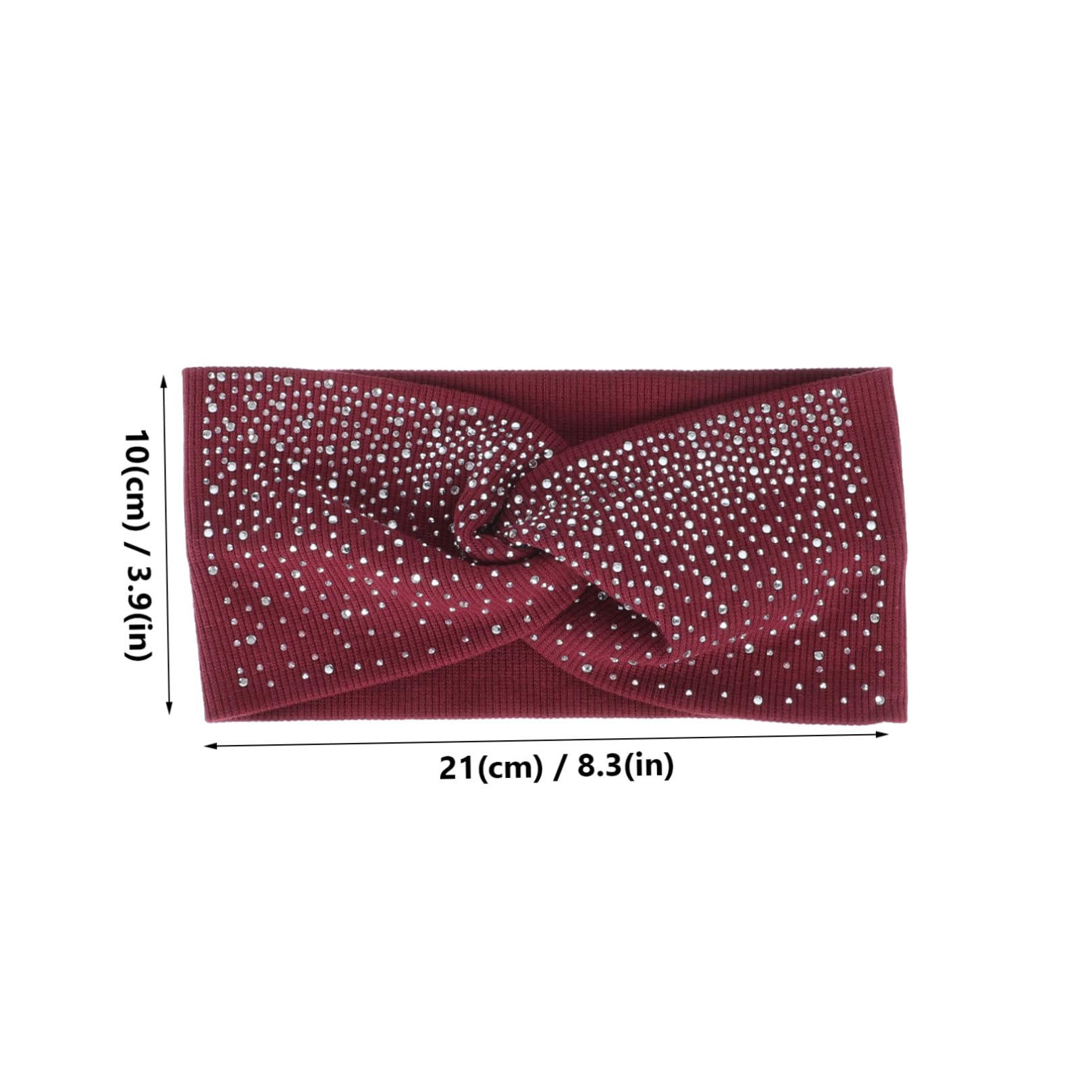 Beavorty 9piezas Diademas Cruzadas De Color Sólido Para Yoga y Ejercicio Accesorios De Cabello Elásticos Para Mujeres Para Actividades Deportivas y Estilo Diario