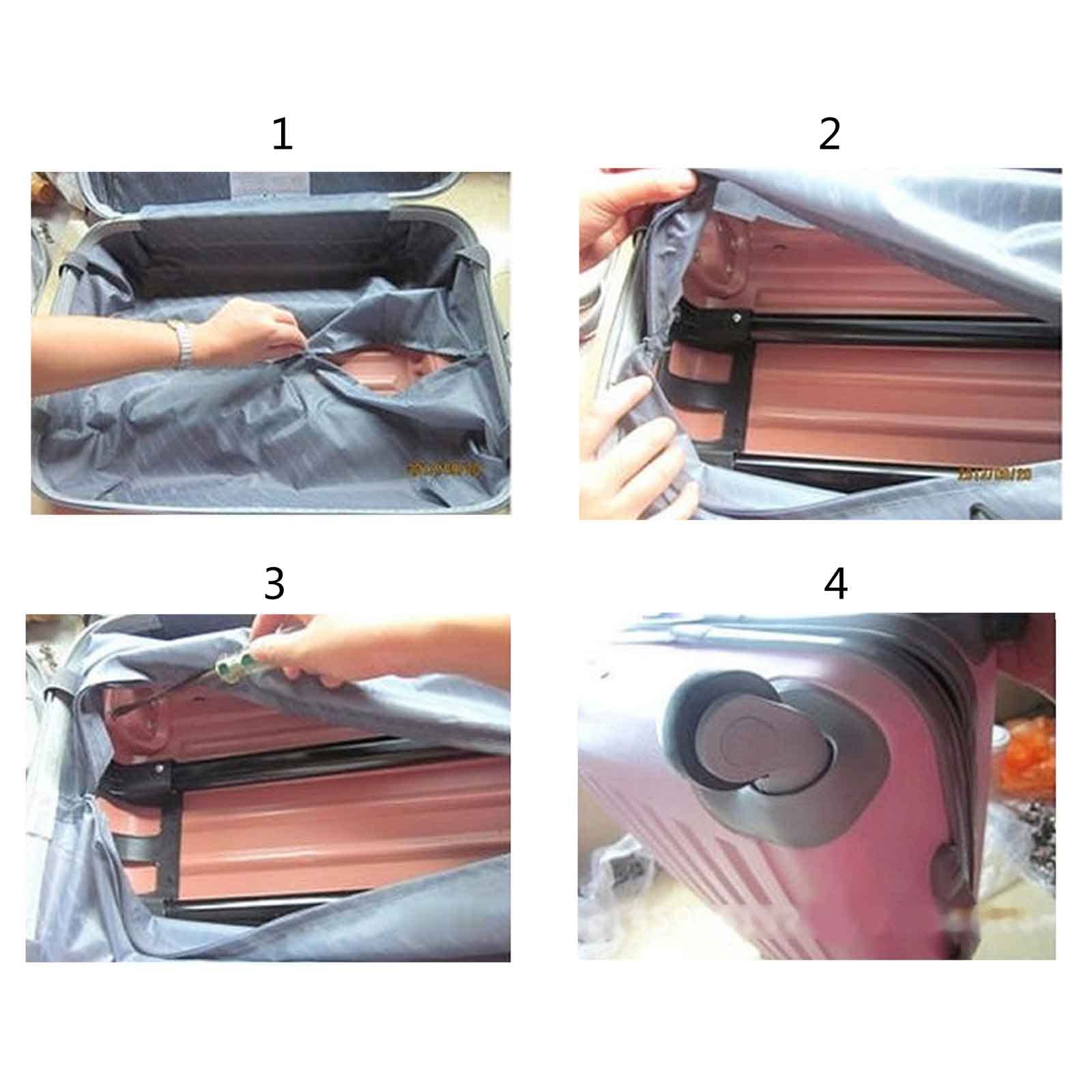 Rotelle di ricambio per bagagli A09, rotelle per valigie, rotelle per bagagli, trolley per valigie, rotella per bagagli per riparazione di ricambio, 1
