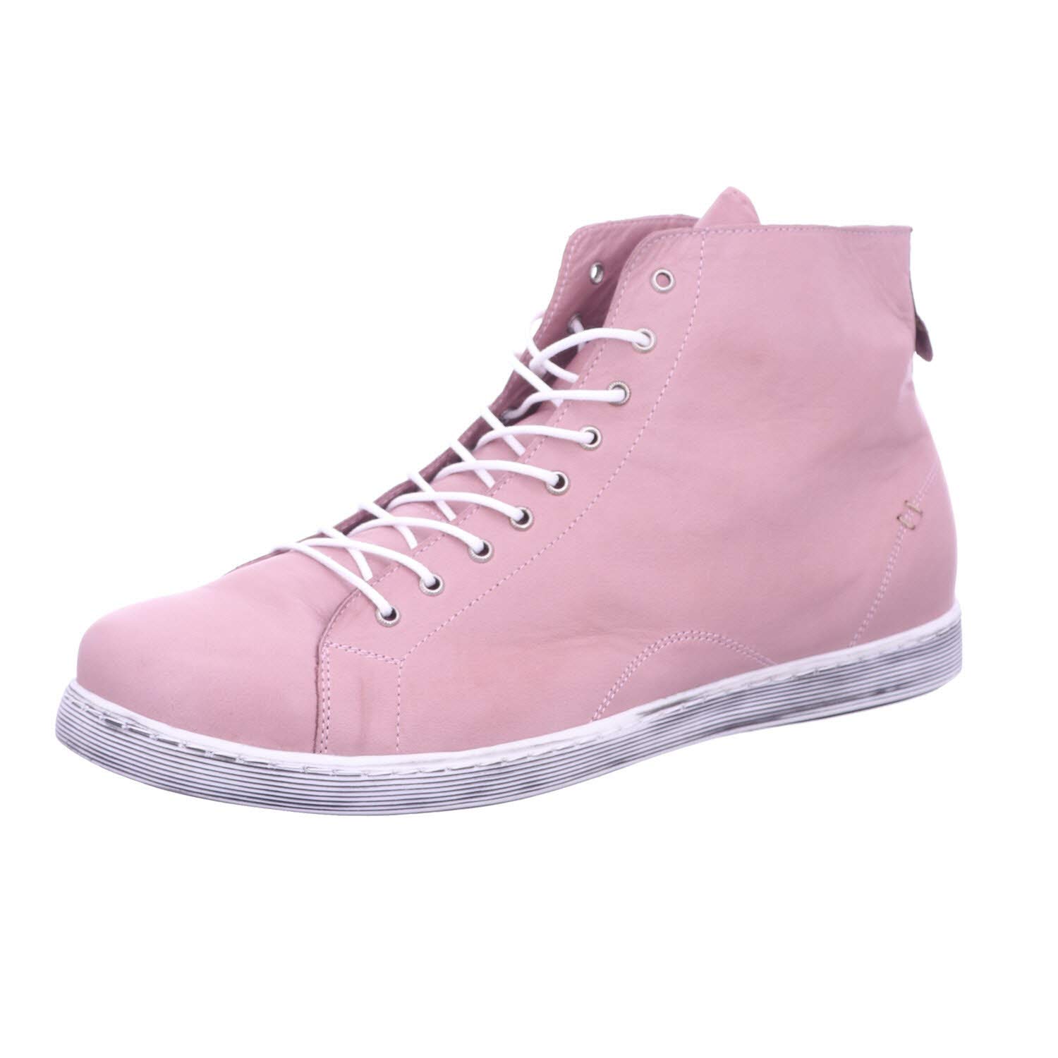 Andrea Conti Women’s 341500 341500 Hi-Top Trainers, Beige Mauve 175, 6.5 UK