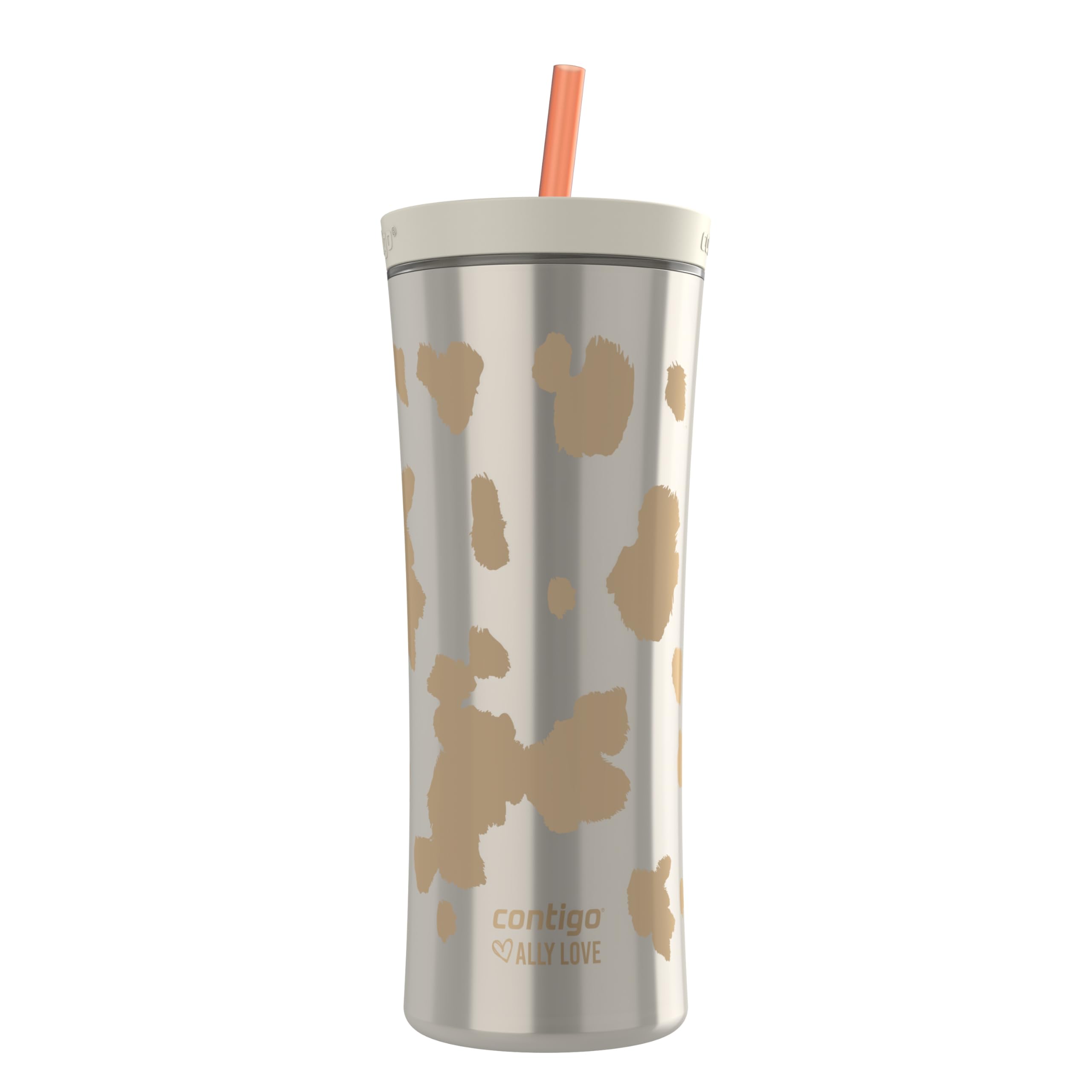 Amazon.com | Contigo x Ally Love Shake & Go Tumbler, Autoclose Lid
