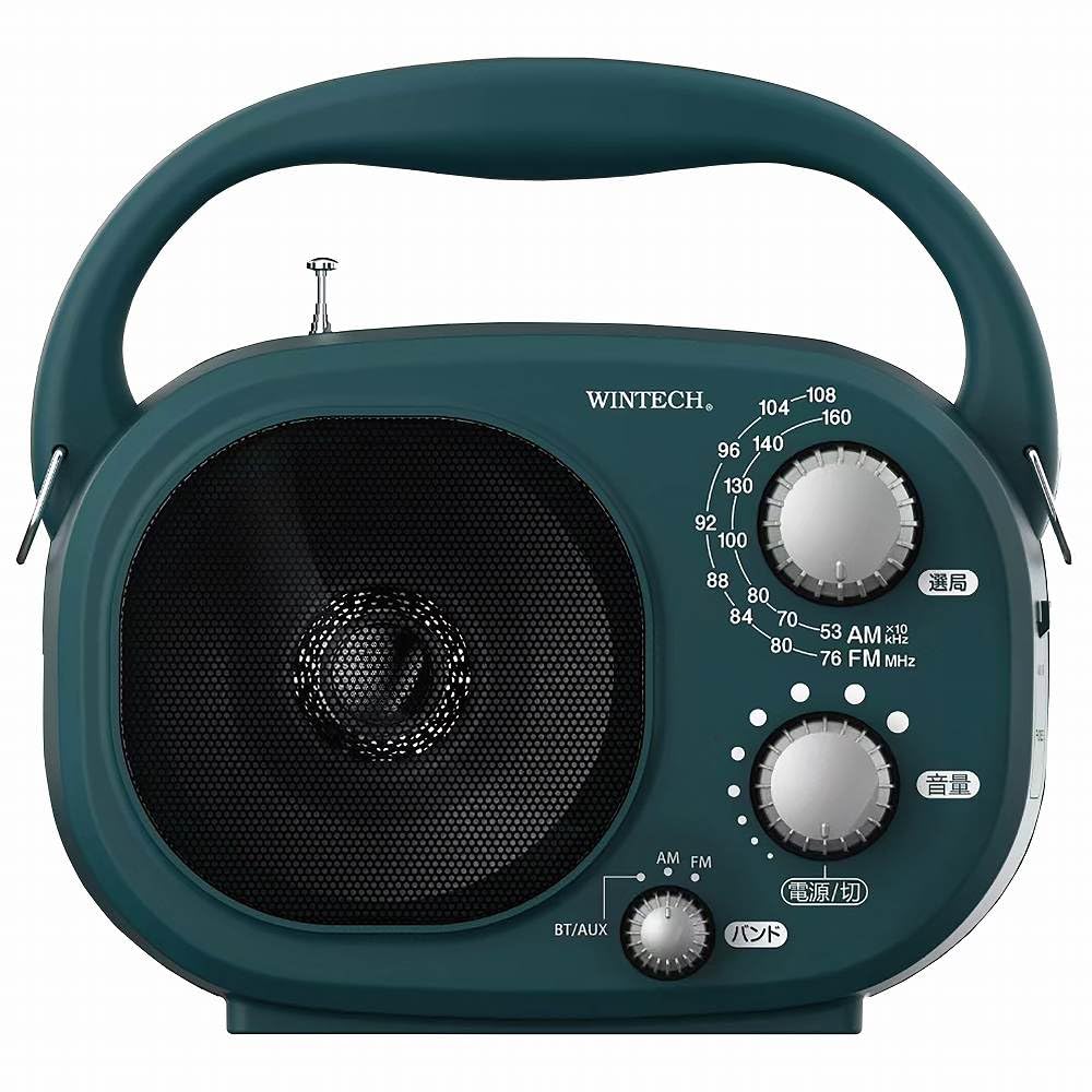 Roberts ネイビー ラジオ ハンドル付き Roberts ネイビー ラジオ ハンドル付き Amazon.co.jp: WINTECH