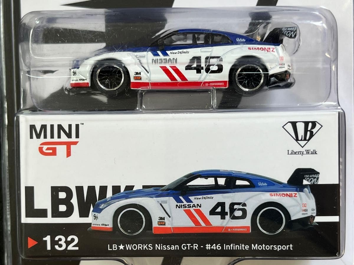Amazon.co.jp: 164 ミニGT MINI GT LBWORKS GTR R35 BRE LBWK 46