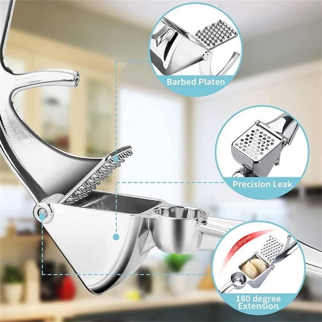 Garlic Press Crusher Ginger Squeezer Masher Handheld Cherry Remover Jujube Remove Pit Core Corer