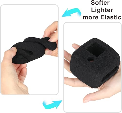 Miniatura 3 de HSU Windslayer - Funda y protector de pantalla de lente para GoPro Hero 11 Black Mini, funda Windslayer (paquete de 2) + protector de pantalla