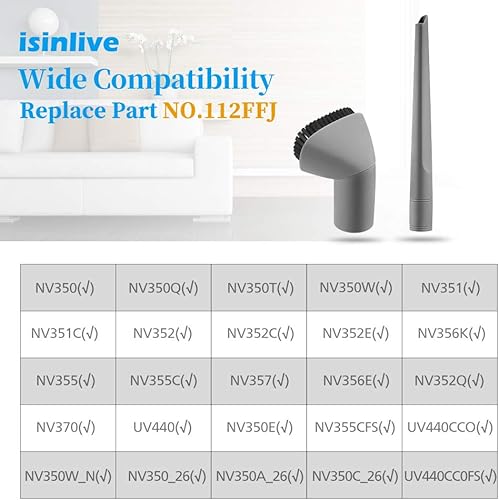 Miniatura 2 de Accesorios para aspiradoras, herramienta de hendidura para Shark Navigator NV350, NV352, NV355, NV356E