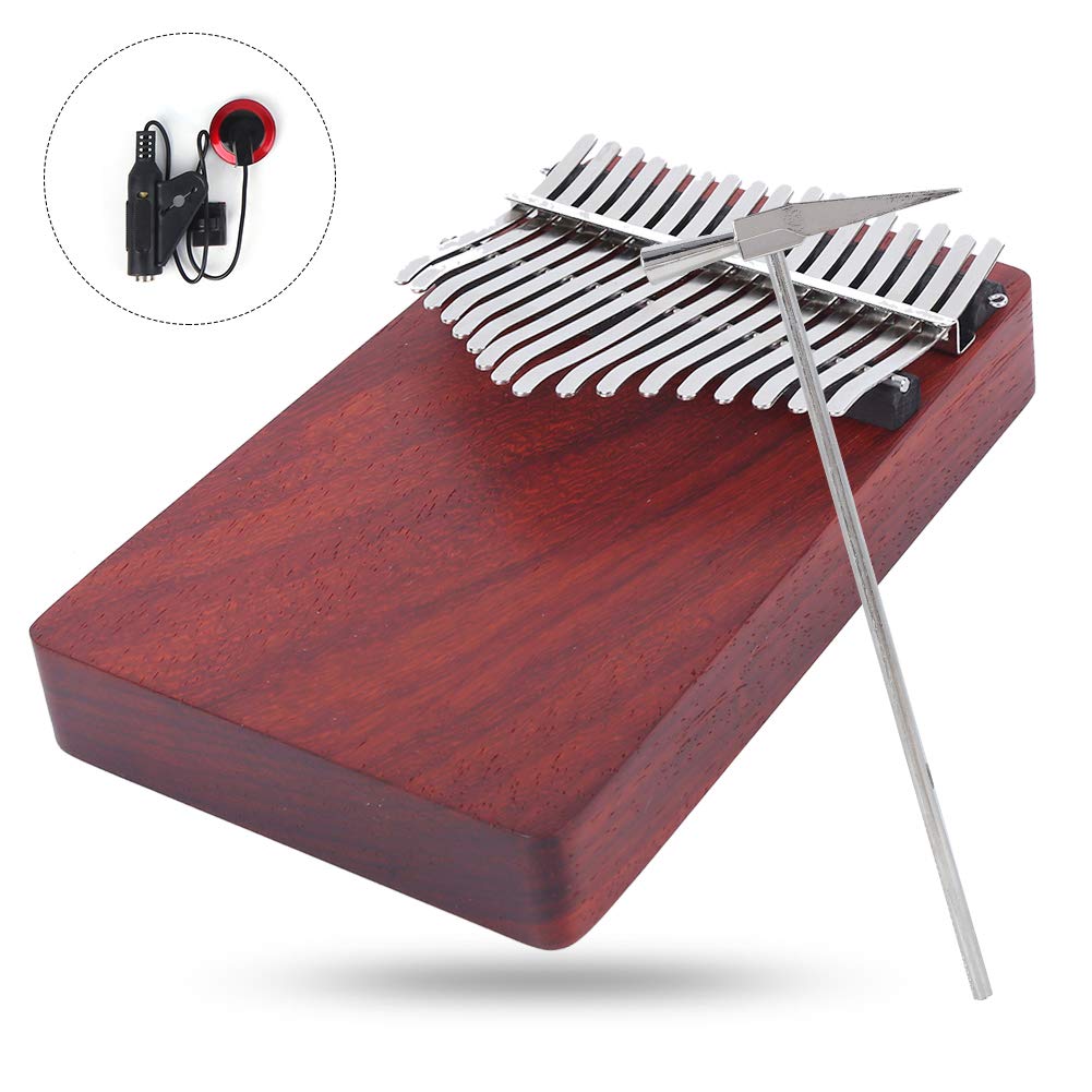 LINGTING écoute Vent 17 Touches Pouce Piano K17A Kalimba pour Débutants Instruments à Clavier