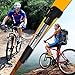 Bike Repair Kit with Pump - Bike Multitool - Tire Levers - Ball Needle - Frame Mount Mini Bike Pump Portable Presta & Schrader Compatible – Self Adhesive Patches – Bike Tire Repair Kit