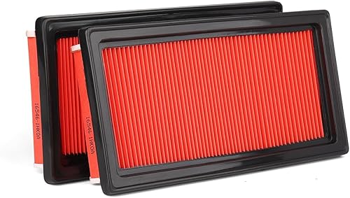 Cartist 2 filtros de aire de motor de alta calidad para Nissan Versa 1.6L 2012-2019, Versa Note 1.6L 2014-2019, Micra 1.6L 2015-2019 Repalcement