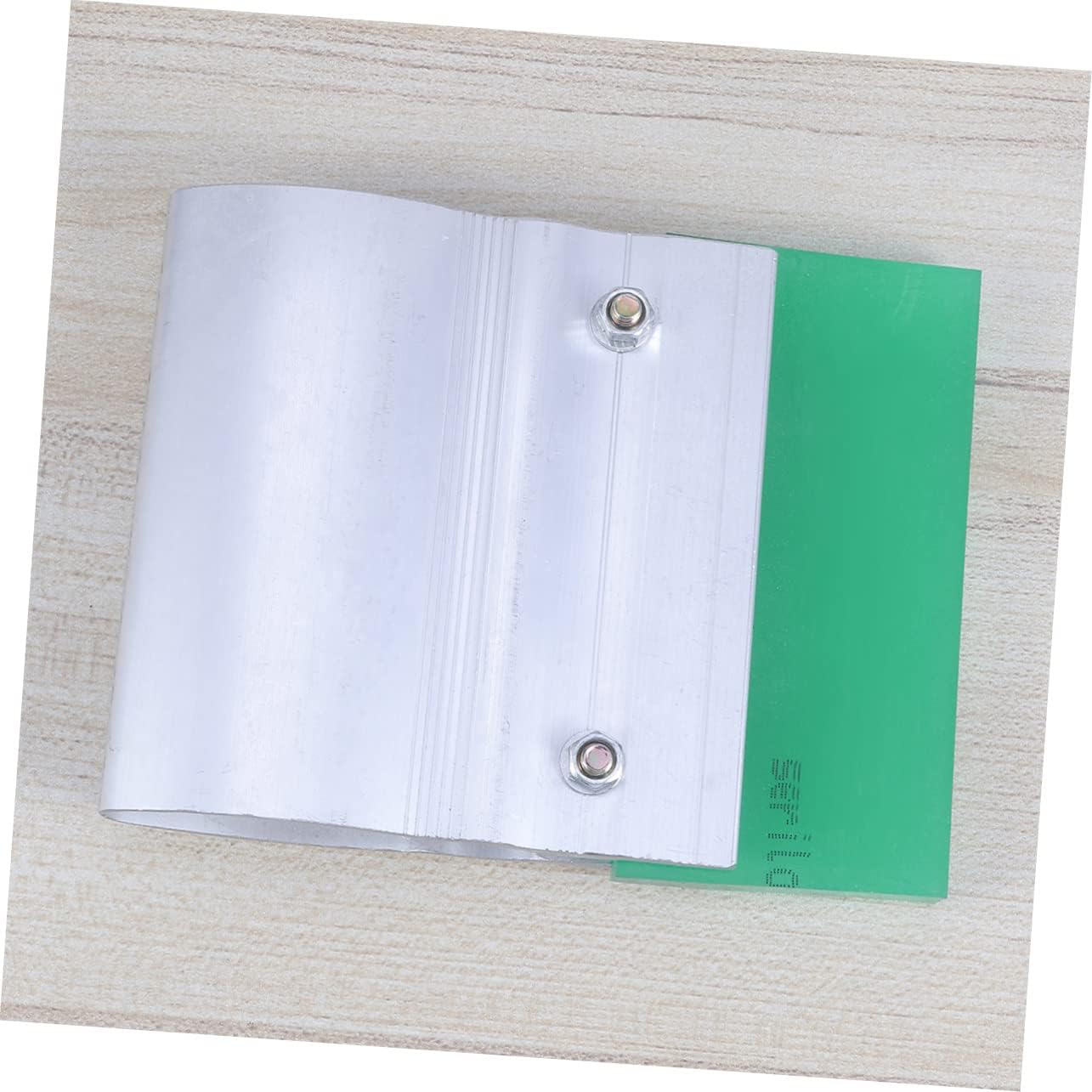 SHINEOFI 2pcs Rubber Printing Squeegee with Aluminum Handle Silk Scraper for Graphic and Textile Applications Random for Printing