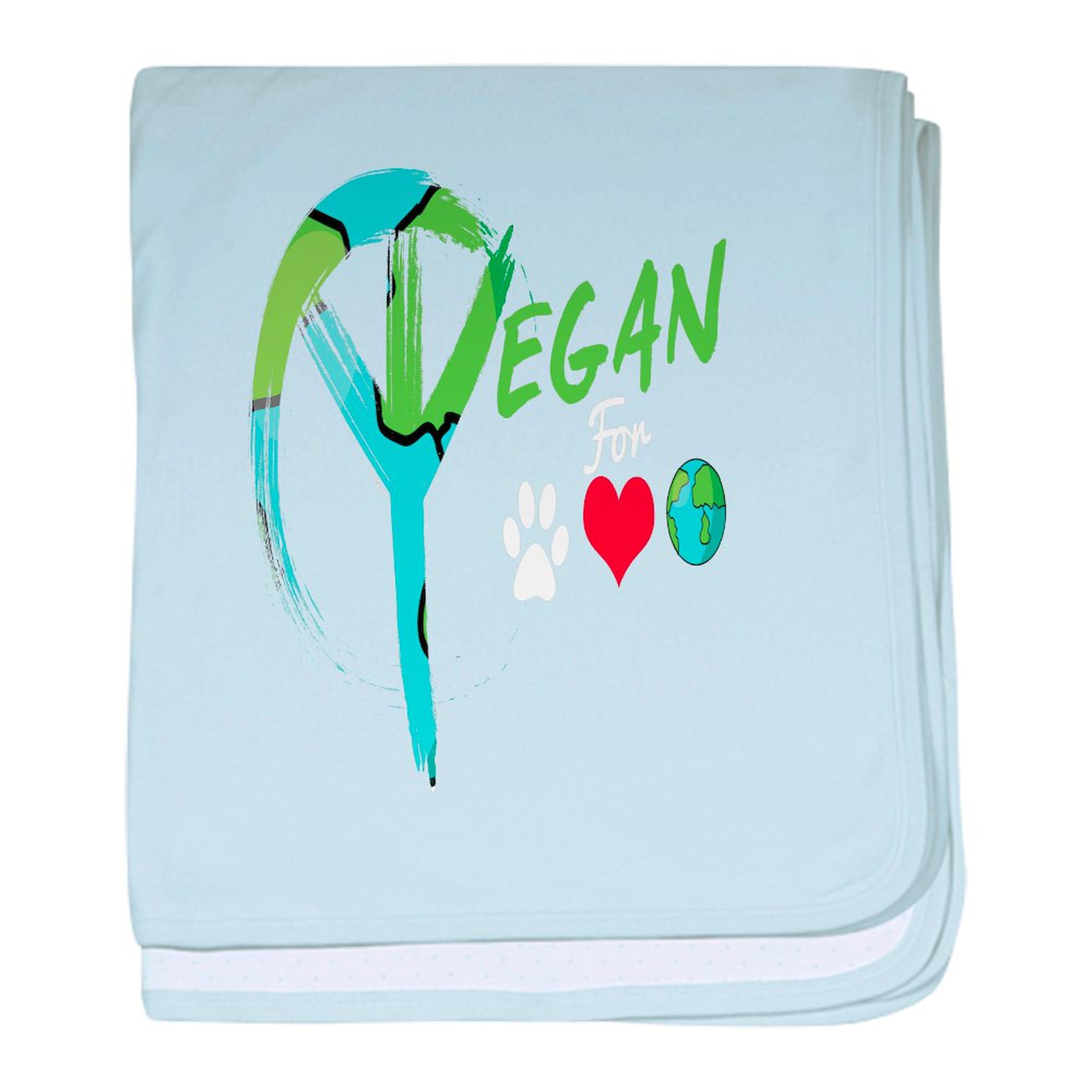 CafePress Fruits Veganism Healthy Food Foodie P Baby Blanket, Super Soft Newborn Swaddle