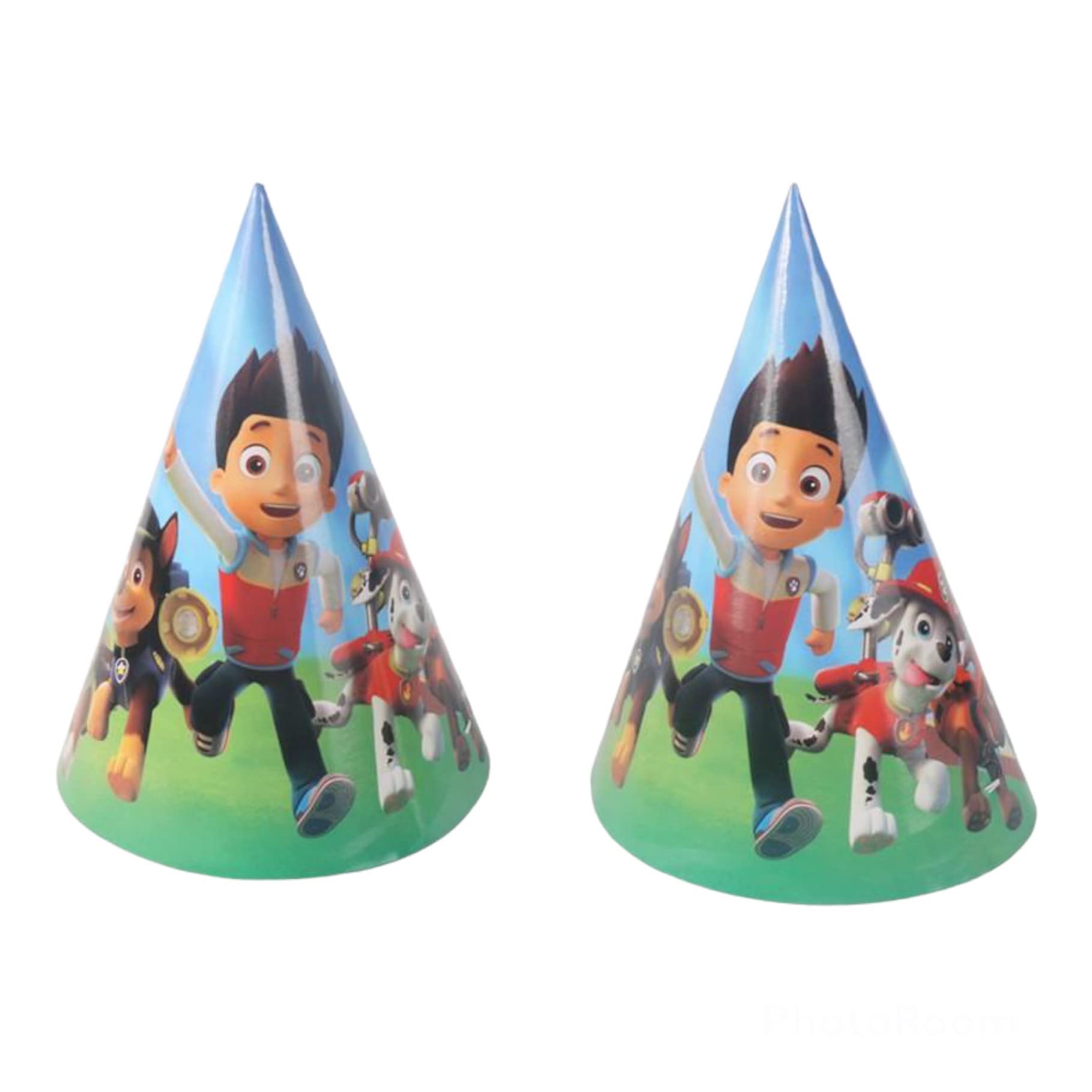 HIGHLAND 10 Pcs Paw Patrol Party Hats for Kids – Paw Patrol Kid’s Party Hats Paw Patrol Birthday Supplies – Paw Patrol Birthday Hats for Paw Patrol Birthday Decorations Boys Girls