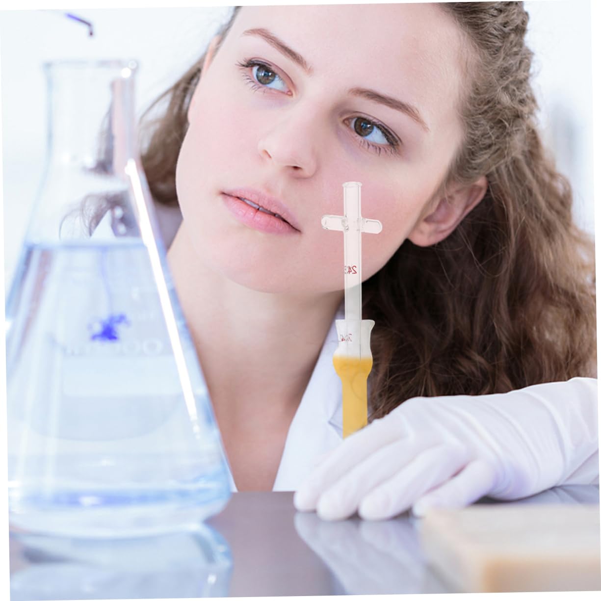 ULTECHNOVO 8piezas Homogeneizador De Vidrio Para Laboratorio Cristalería De Alta Temperatura Accesorio De Experimentos Científicos Herramienta De Molienda De Tejidos Para Investigación y