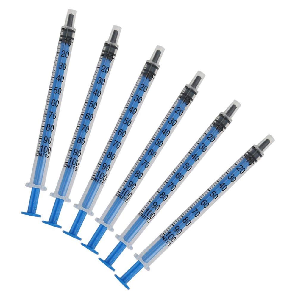 15 Packs Plastic Syringe with Measurement, No Needle Suitable for