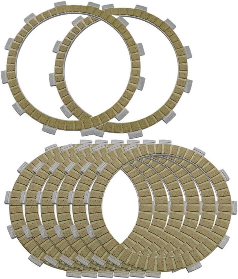 8Pcs Friction Clutch Disc Plates Compatible with Automotive Motorcycle Parts CB1000R CB1000RA 2008 2009 2010 2011 2012 2013 2014 2015 2016 CBR1000RR 2004 2005 2006 2007