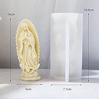 Vista 3 de Angel Mold Pray Mold Pray Angel Mold Pray Candle Mold Pray Jewelry Resin Casting Molds Handmade Silicone Mold for Resin Candle Making Molds Craft
