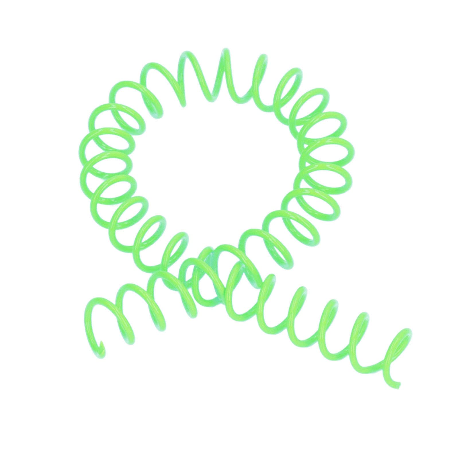 Wakects Spiral Binding Coils, ABS Plastica 11mm Diametro Interno (GREEN)