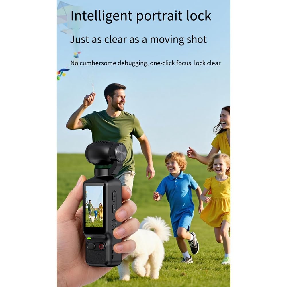 Q8 Caméra de Sport Portable de Poche pour L'Extérieur : Ultra-Nette, Autofocus, Enregistrement de Conférences, 32 Go B