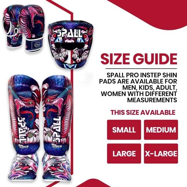 Miniatura 4 de Spall Pro US - Juego de entrenamiento de boxeo  Guantes de boxeo de cuero sintético estilo víbora con equipo de boxeo en el empeine, entrenamiento