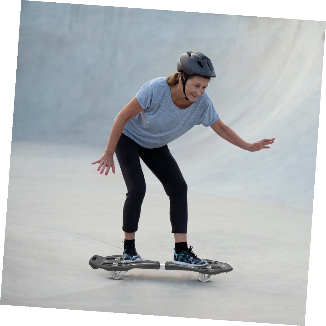 TOYANDONA Glitter Roller Skateboard Illuminating Wheels Caster Board for Boys and Girls Deck Slide Toy Compact Lightweight