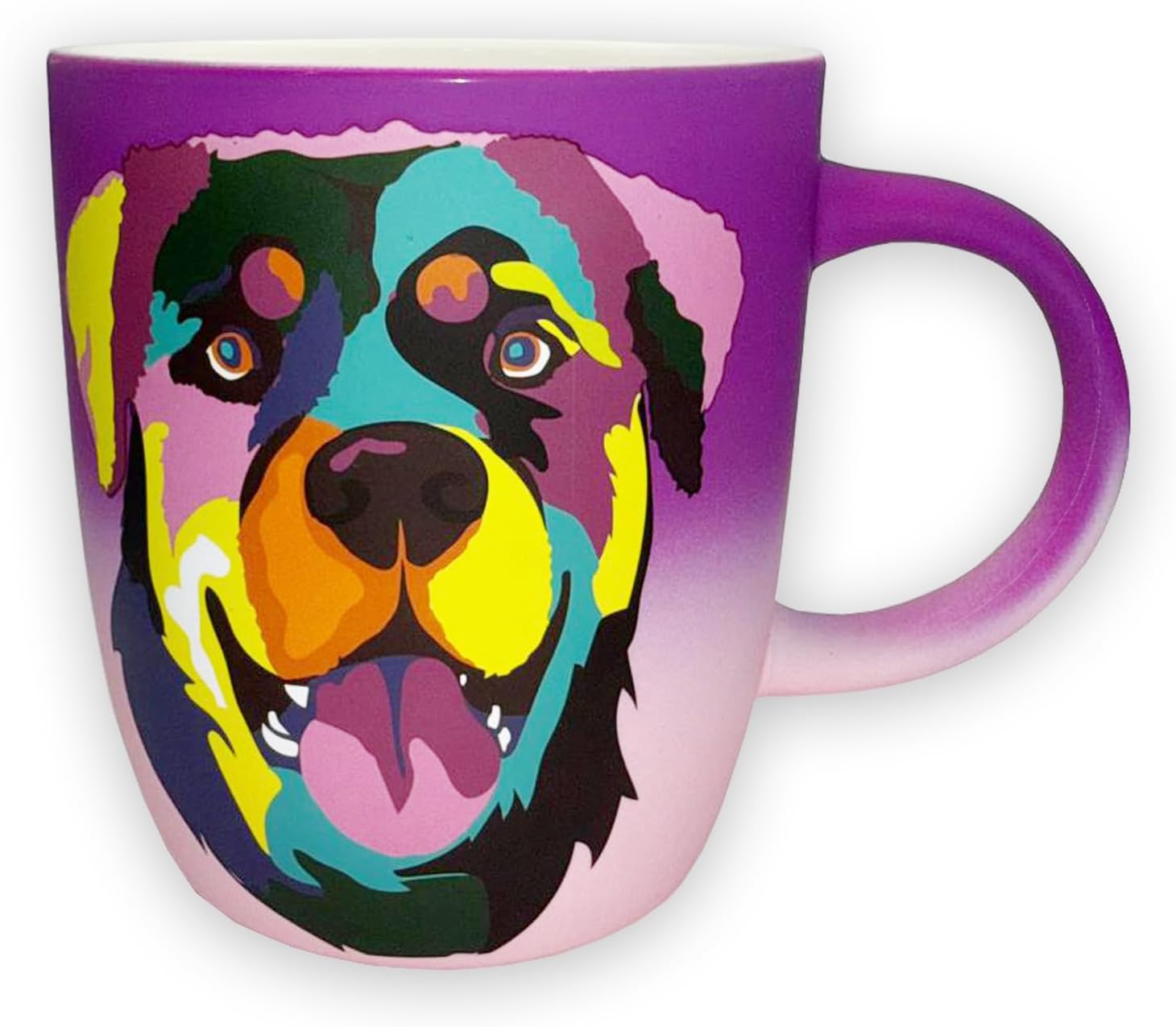  Faux Paw Productions Hand-Painted Rottweiler Mug