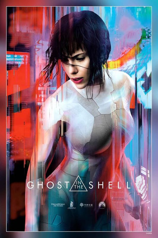 POSTERDADDY Scarlett Johansson Kusanagi Motoko Portrait Display Poster Reprint Matte Finish Paper Unframed 12 x18 Inch (Multicolor) - 16888