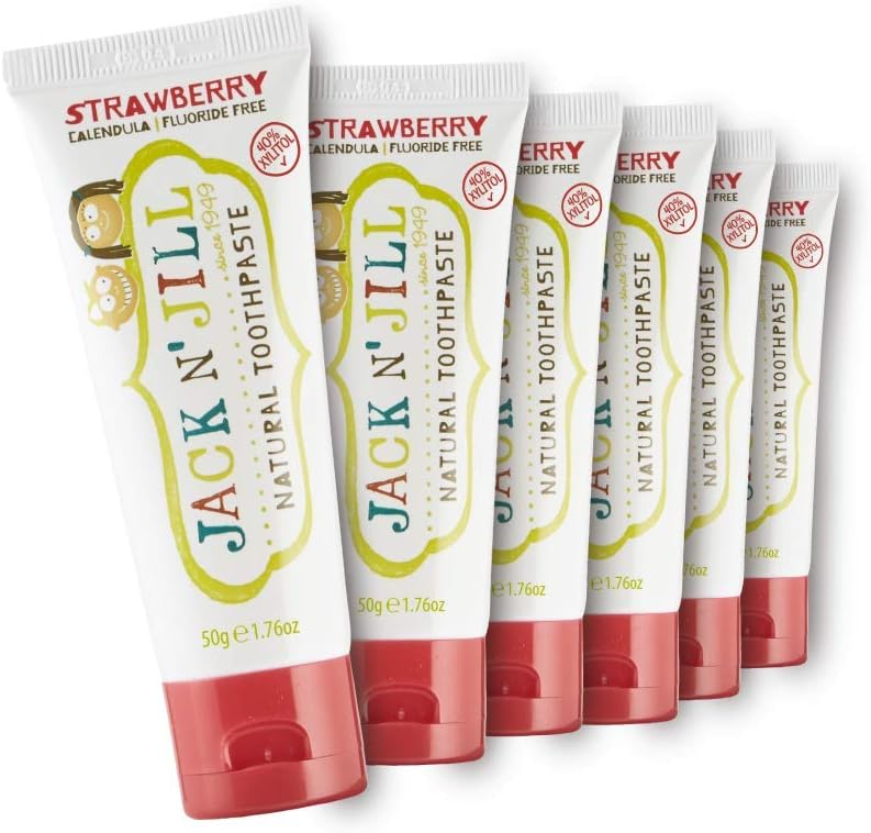 Jack N' Jill Natural Toothpaste for Kids - fluoride-free (strawberry)