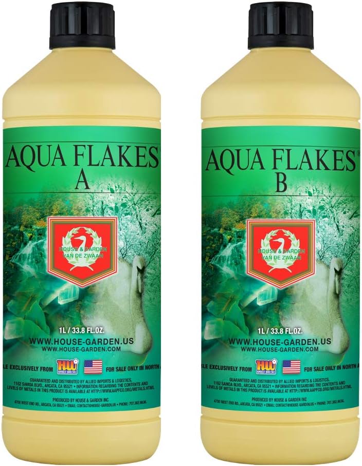 HOUSE&amp;GARDEN｜AQUA FLAKES（アクアフレークス）A/Bセット 各1L｜プレミアムベース肥料