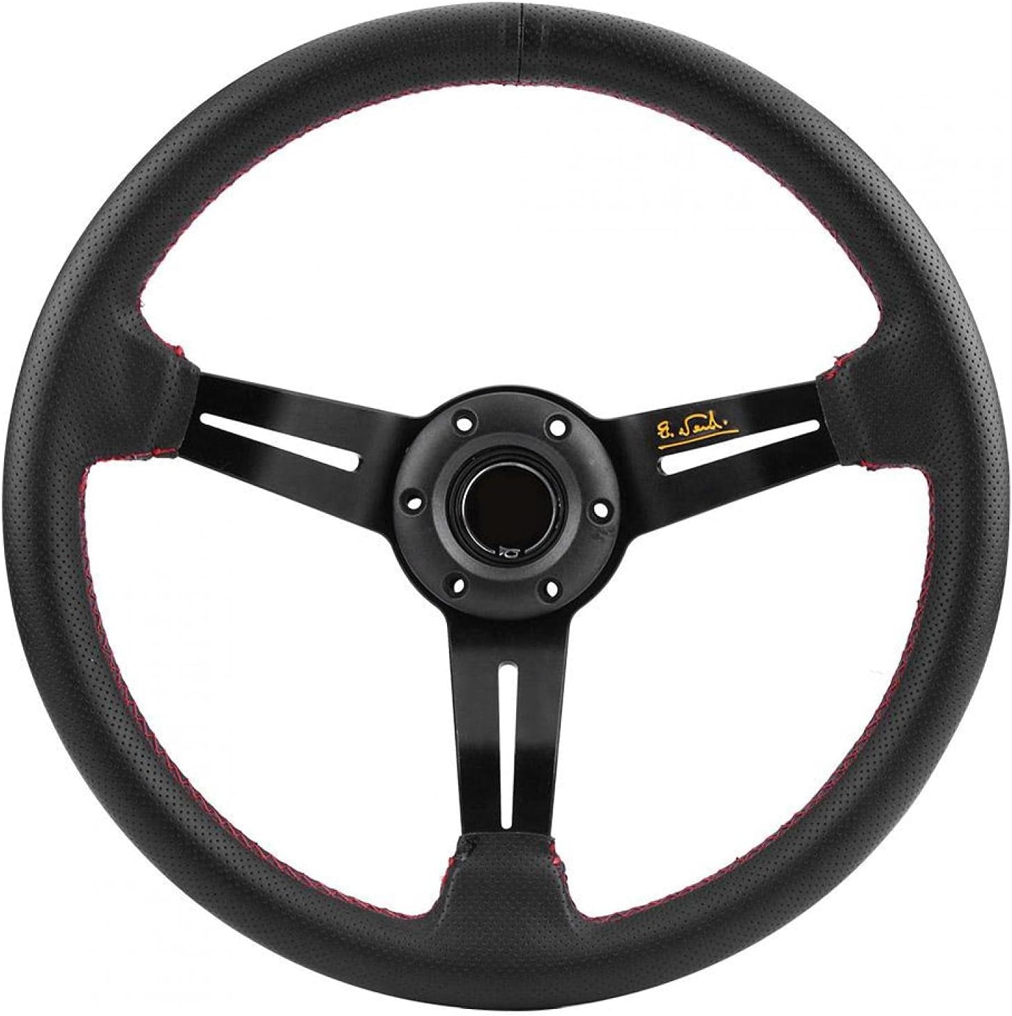 Amazon.fr Volant, volant de course 350 mm/14 pouces avec klaxon, cadre universel en aluminium