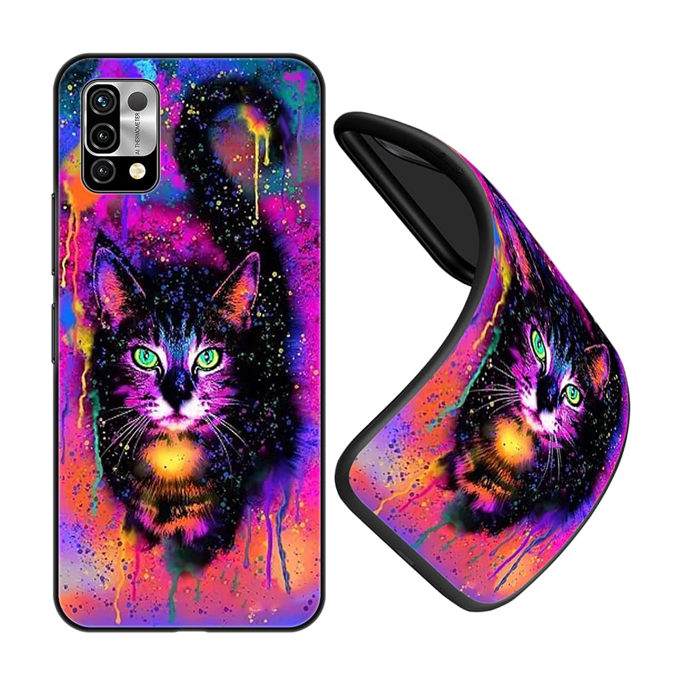 JEZSTHAI Case Compatible with UMIDIGI Power 5,Soft Thin Slim Fit Silicone Case Shockproof Anti-Fall TPU Bumper Protective Cover with Pattern Design,B06