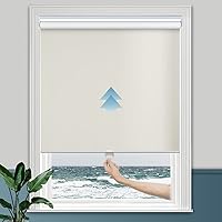 Vista 21 de Persilux Persianas enrollables sin cordón, 100 % opacas, con aislamiento térmico, persianas de ahorro de energía para ventanas y oficina
