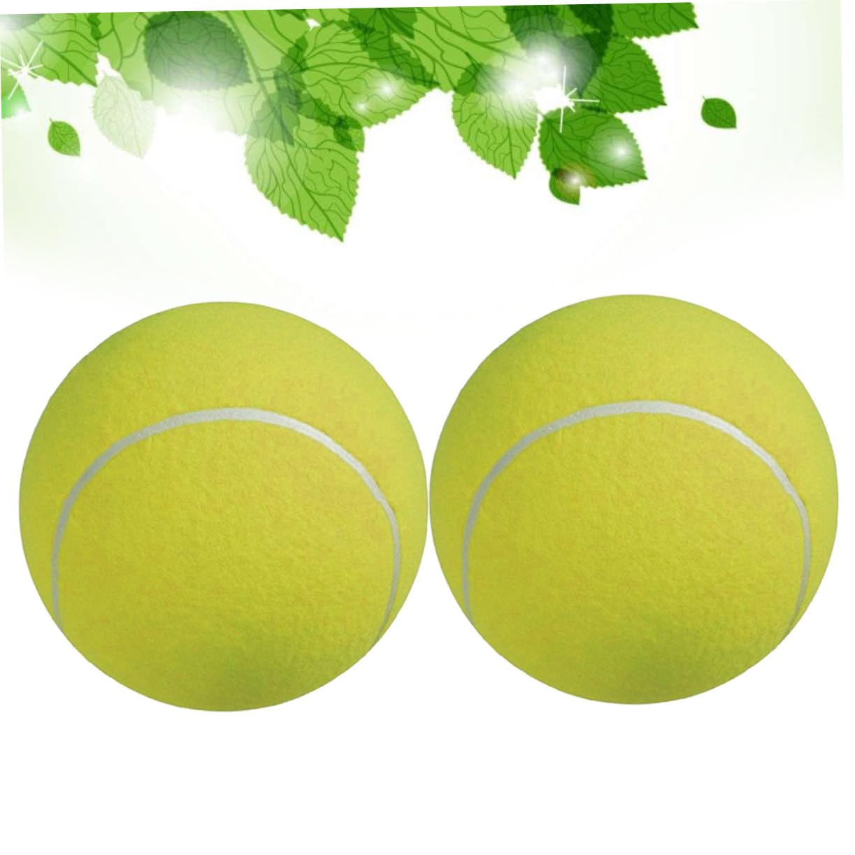 Abaodam Tennis Gigante 24 Cm con Ago per Gonfiaggio, Adatta a Cani e Allenamento Esterno