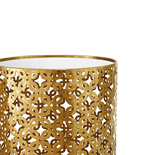 Linon Alina Round Nesting Tables (Set Of 2), Gold #TOP2