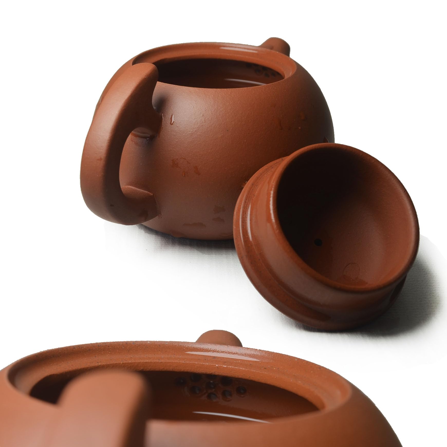 陶芸　茶盆 Amazon.co.jp: ティーポット 8オンス 中国Yixing Xishi