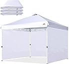 SCOCANOPY Sidewalls for 10x10 Canopy Frame, 3 Pack SunWalls Only,White