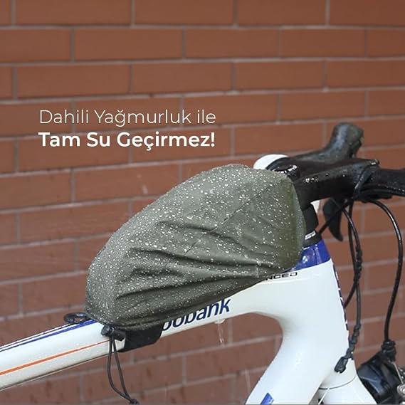 PACK2RIDE OneDrop Bikepacking Kadro Üstü Bisiklet Çantası (Coyote Brown)
